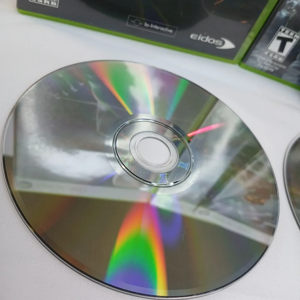 Microsoft Xbox 360 Shooter Video Game Lot Of 2 Halo Wars & Hitman Blood Money